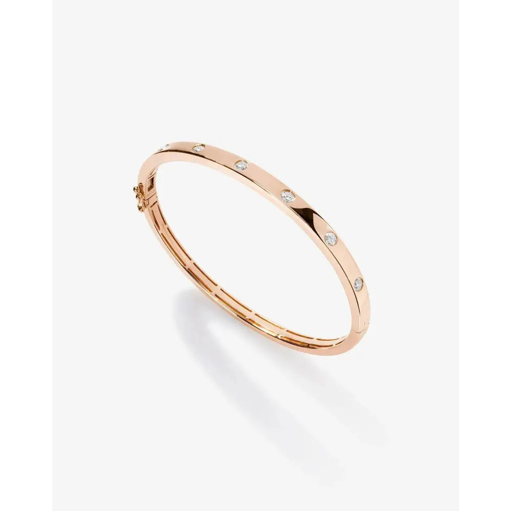 Exquisite Inlay Diamond Bangle – Dazzle with Elegance!.