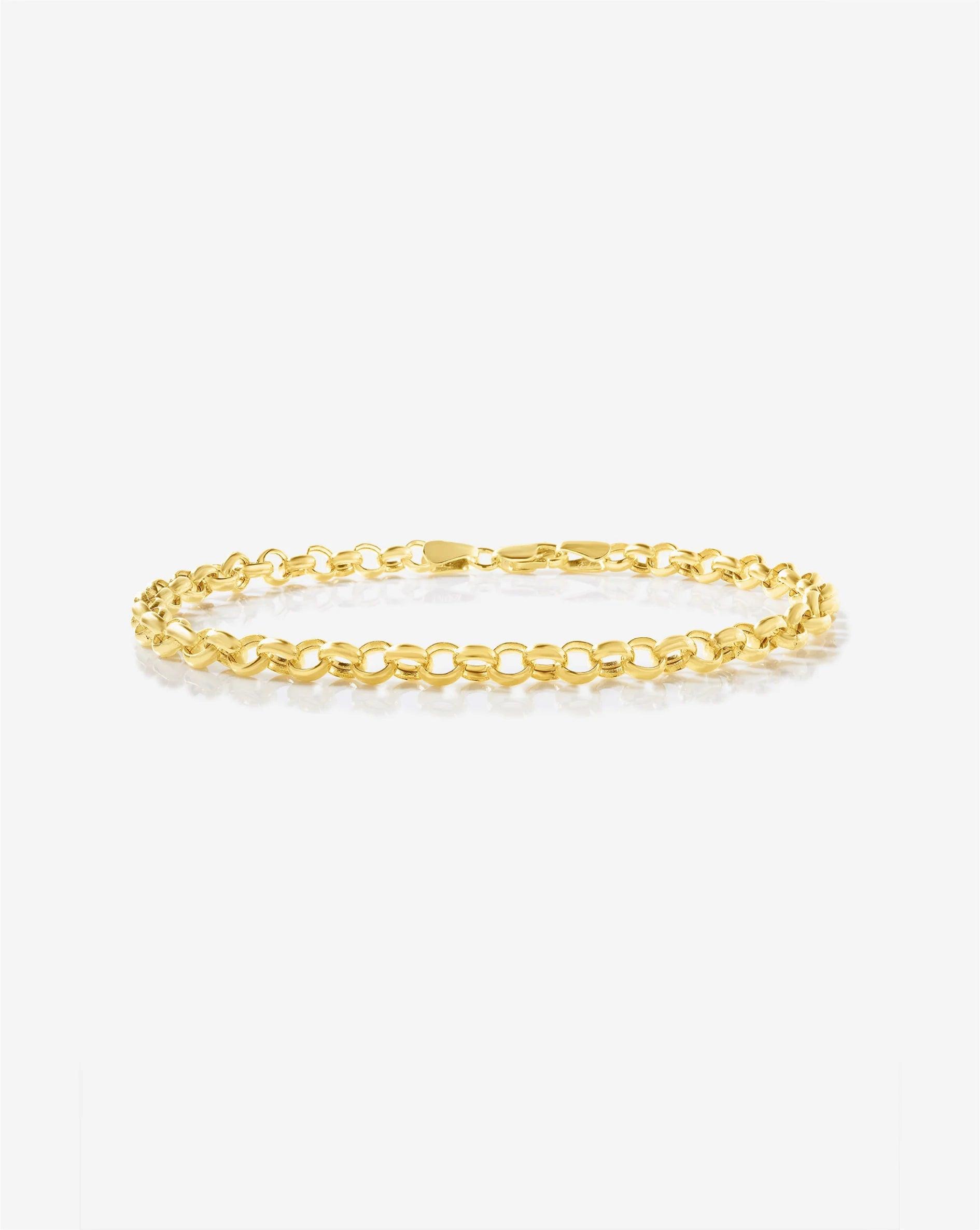 Stunning Hollow Rolo Chain Bracelet for Elegant Style.