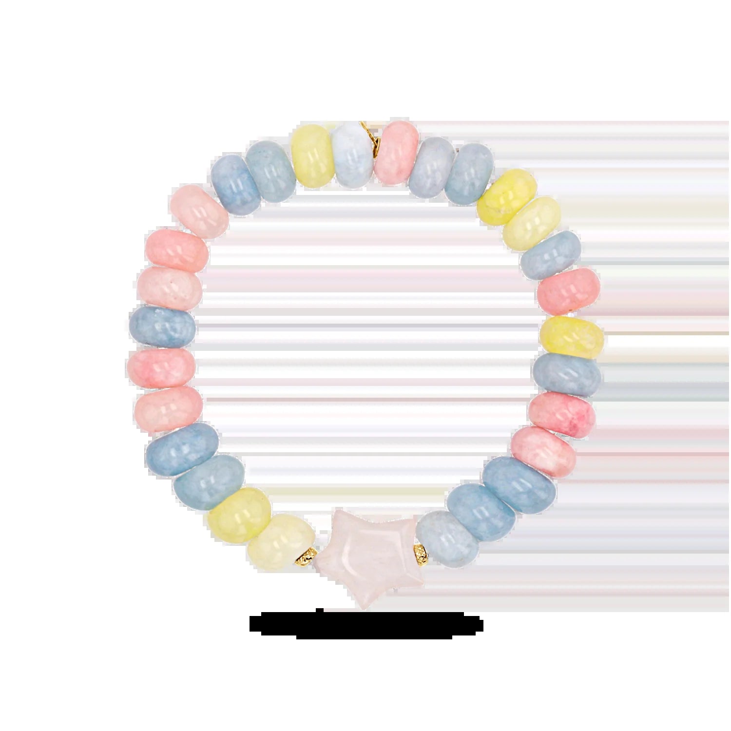 Candy Bead Star Stretch Bracelet