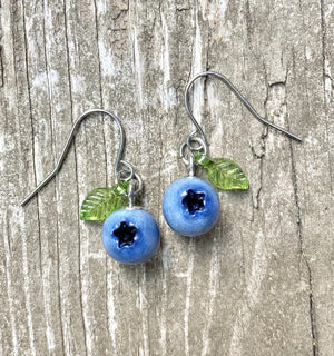 Blueberry Dangle Earrings