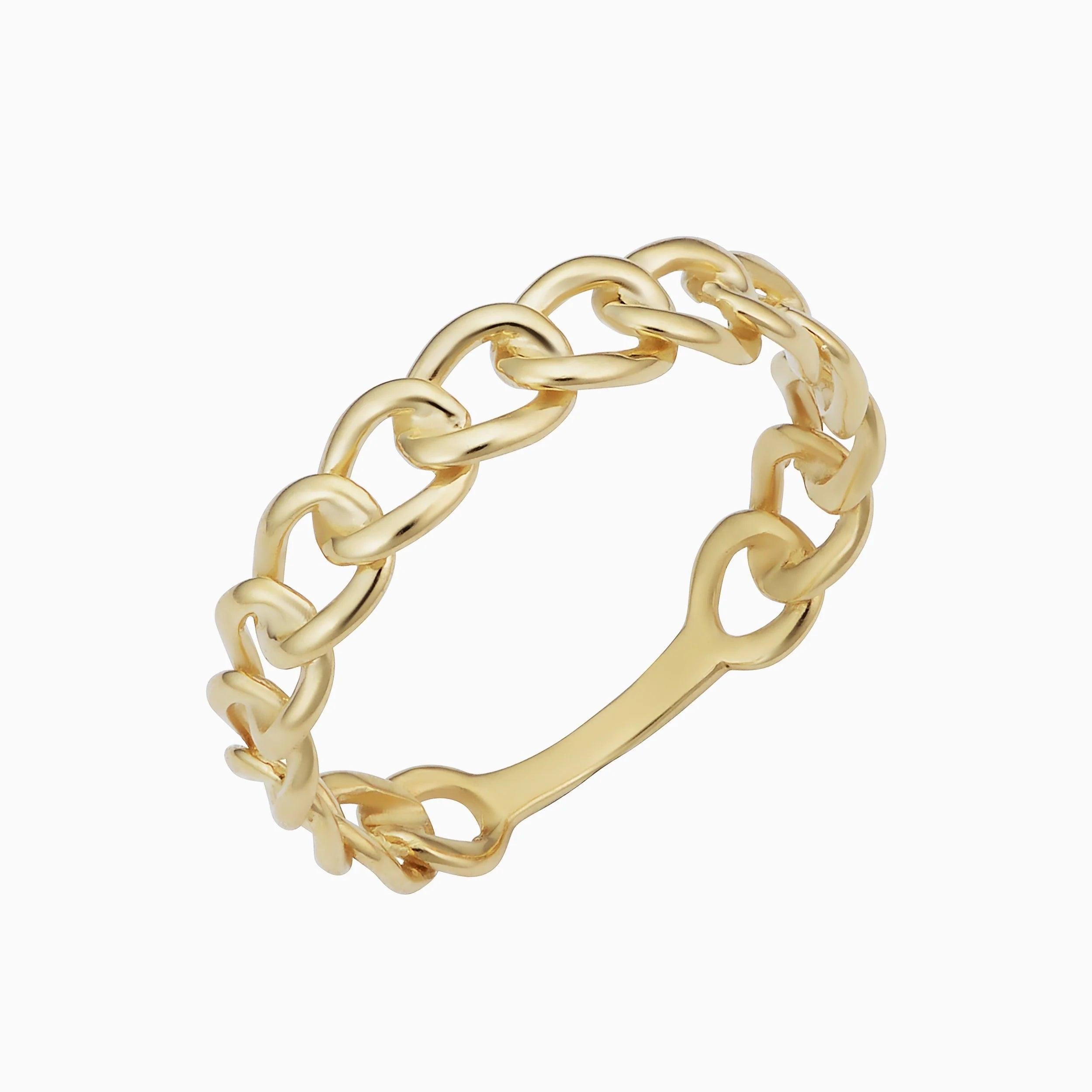 Timeless 1956 Curb Link Ring – Classic Elegance for Every Occasion.