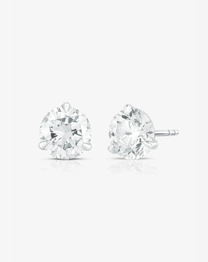 Stunning Round Diamond Stud Earrings for Timeless Elegance.