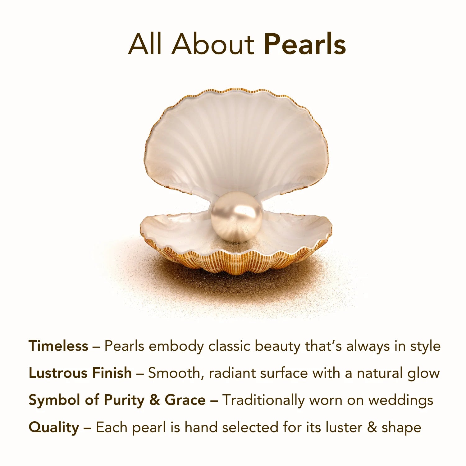 14K Yellow Gold Classy Freshwater Pearl Stud Earrings, 7Mm