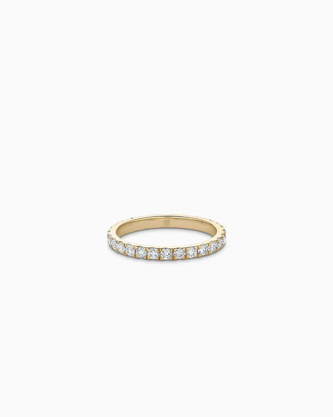 14K Lab Grown Diamond Eternity Ring 2Mm