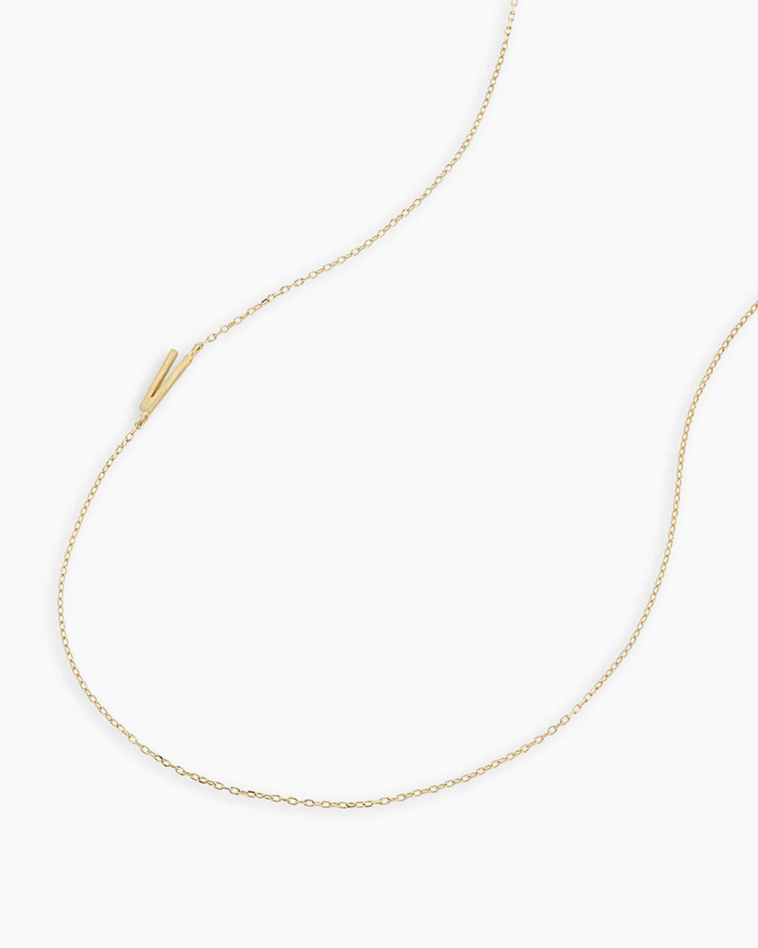 14K Gold Alphabet Necklace NikNenz™ Premium Gold & Diamonds