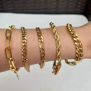 Elegant Gold Satellite Bracelet - Dainty Beaded Chain for the Perfect Minimalist Gift.