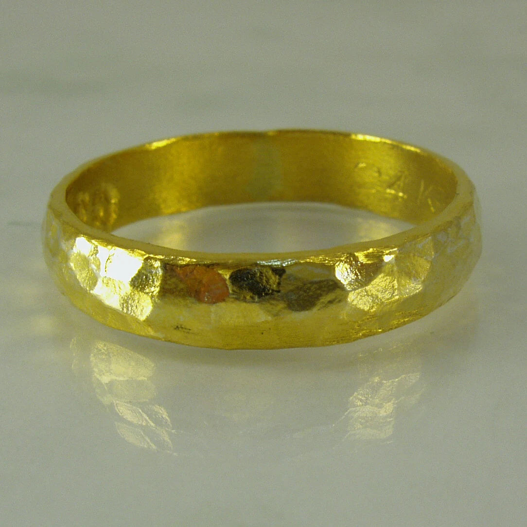 24 Karat Ring,Wedding Bands Women,Wedding Band Mens,Wedding Bands for Men,Wedding Bands for Women,Wedding Band Unique, Unisex,Pure Gold Ring