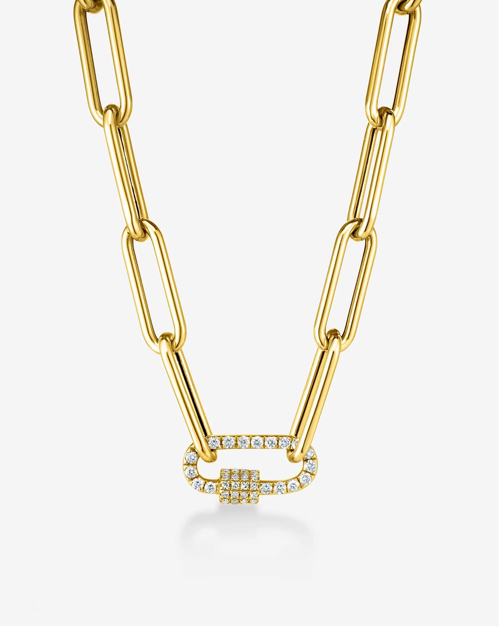 Elegant Split Chain Necklace - A Statement Accessory for Every Occasion.