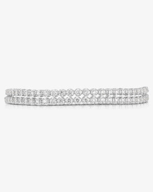Versatile Multiway Tennis Choker & Double Wrap Bracelet Set.