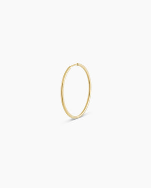 14K Gold Classic Single Hoop