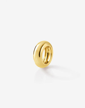 Radiant Gold Eternity Bead Necklace.