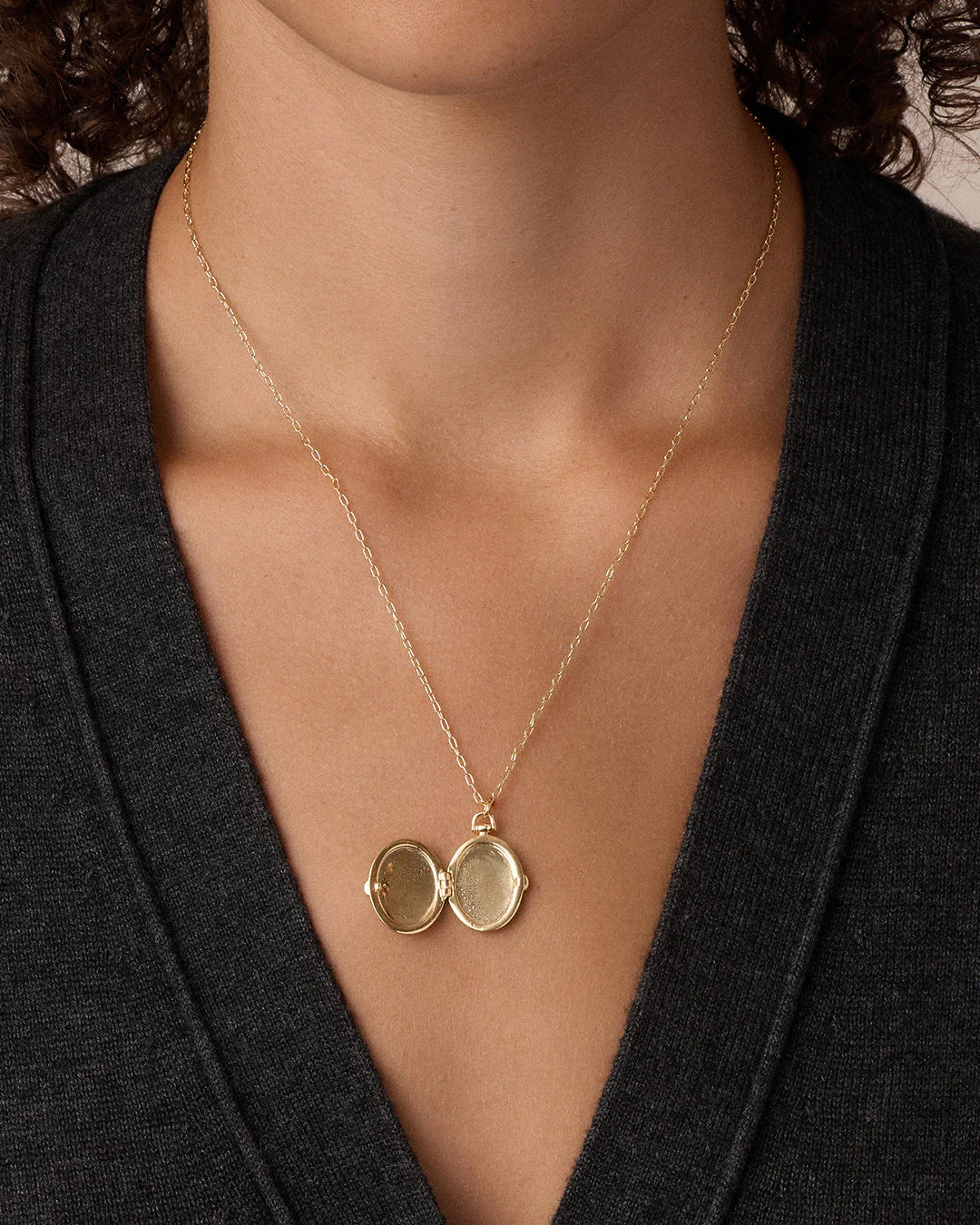 Celeste Locket Necklace NikNenz™ Premium Gold & Diamonds