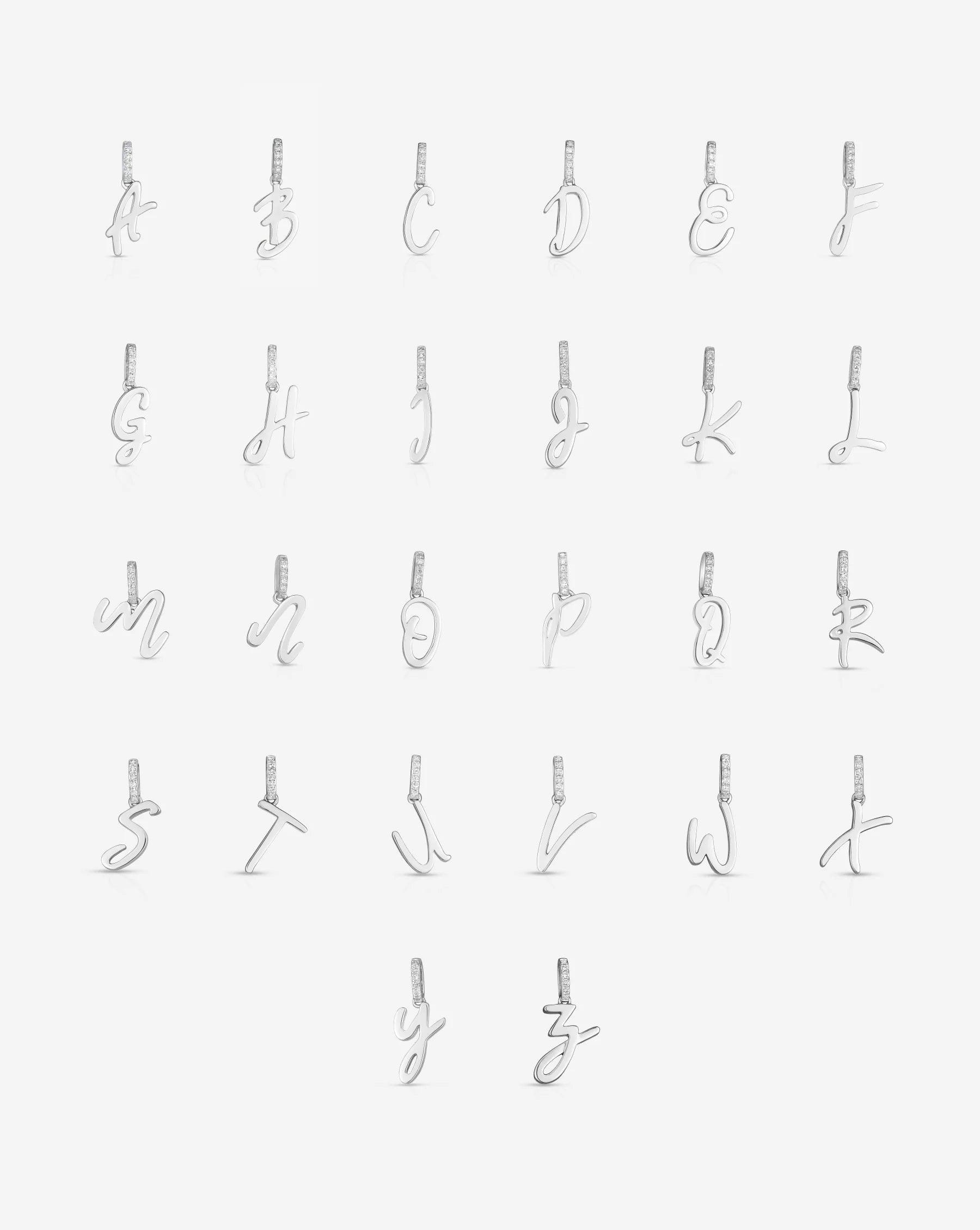 Elegant Script Initial Pendant - Personalize Your Style!.