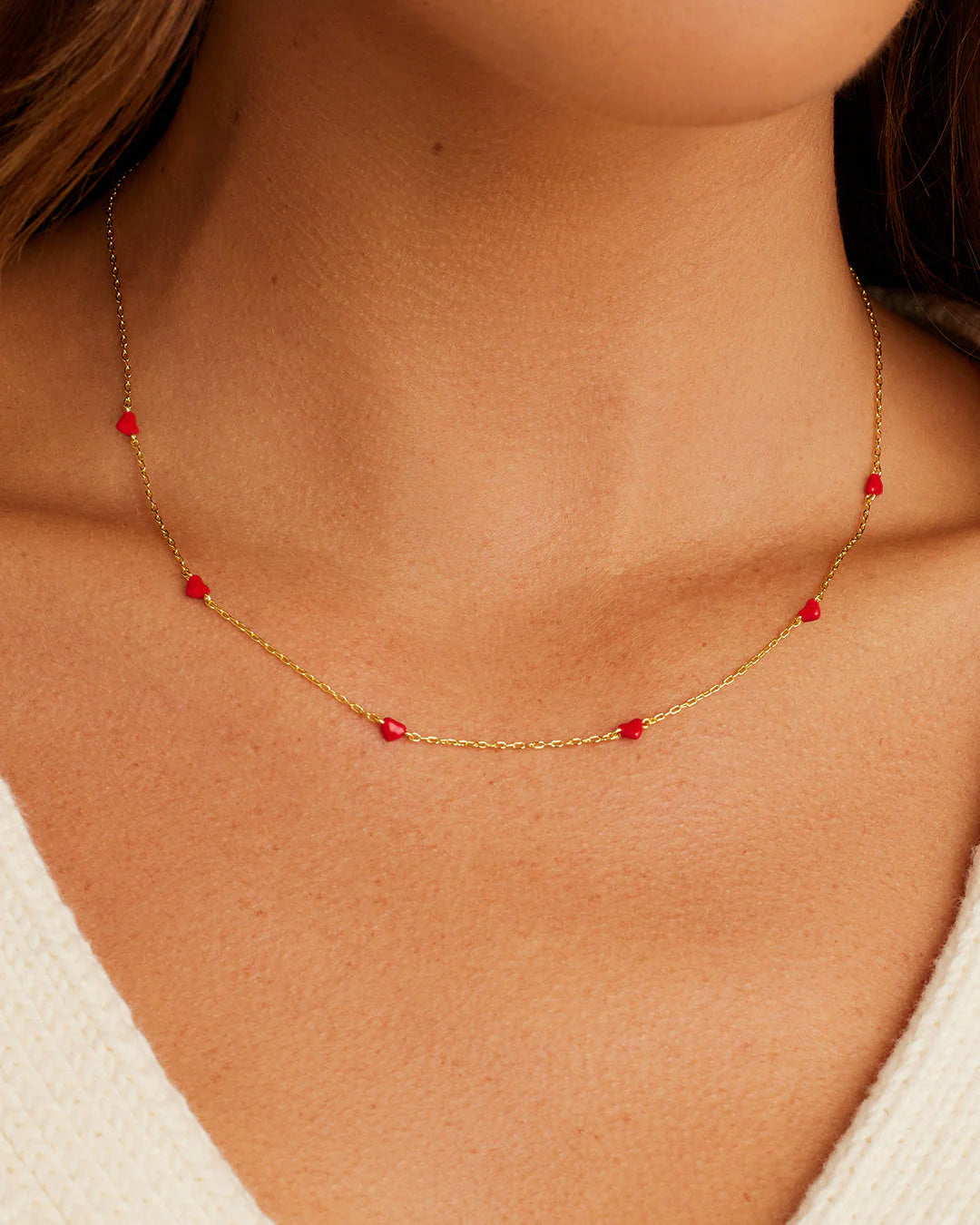 Amour Necklace Red NikNenz™ Premium Gold & Diamonds