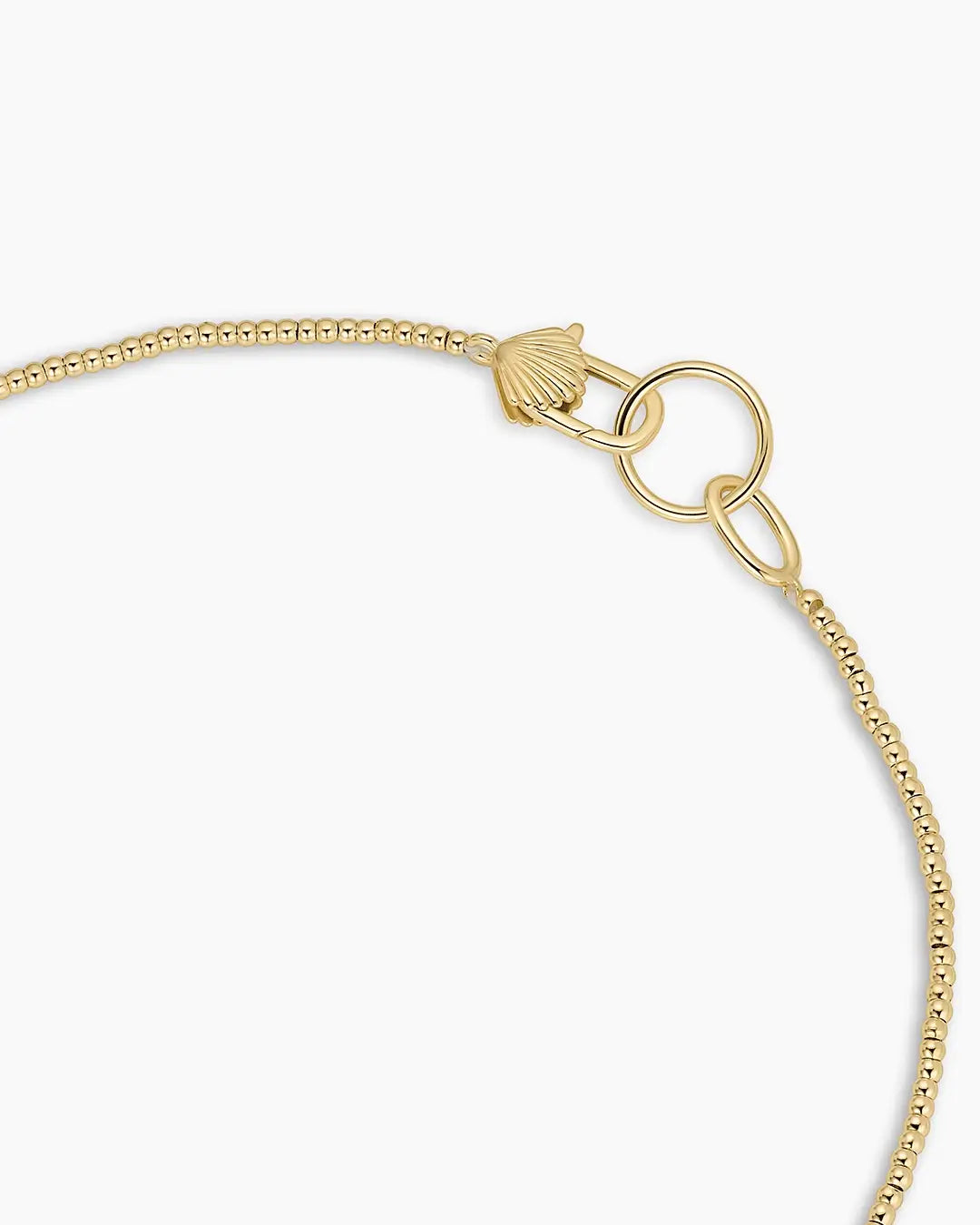 Scallop Padlock Sunset Necklace NikNenz™ Premium Gold & Diamonds