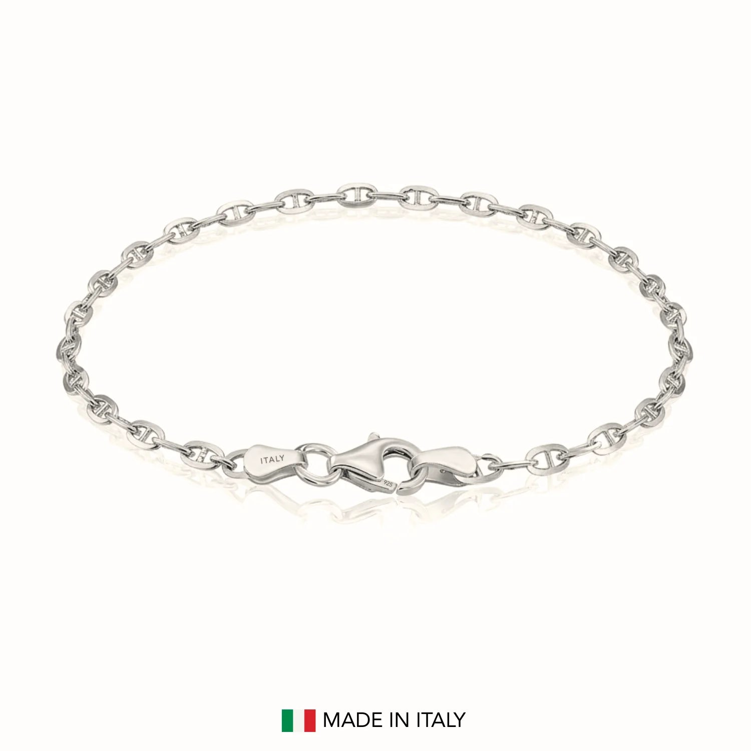 Sterling Silver Mariner Link Bracelet