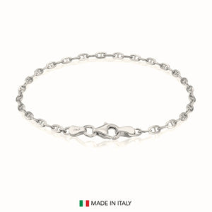 Sterling Silver Mariner Link Bracelet