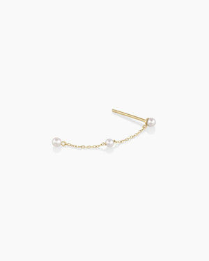 14K Gold Newport Pearl Single Earring