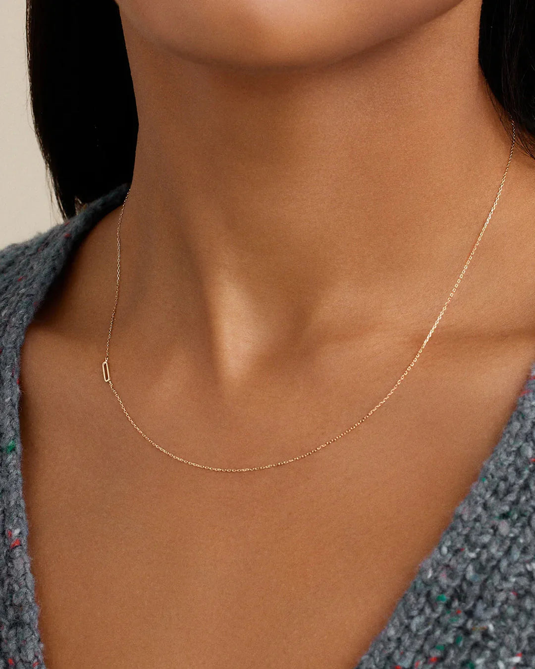 14K Gold Alphabet Necklace NikNenz™ Premium Gold & Diamonds