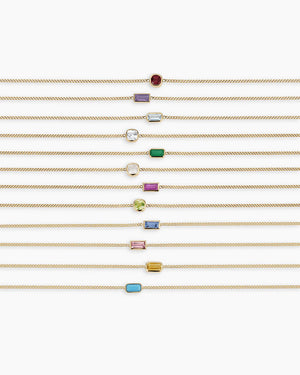 14K Gold Wilder Birthstone Bracelet