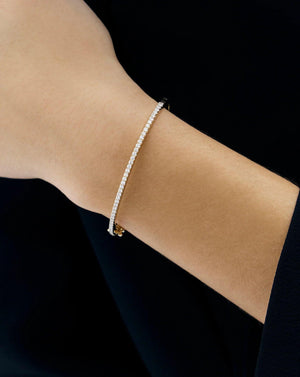 Timeless Elegance: Classic Diamond Bangle.