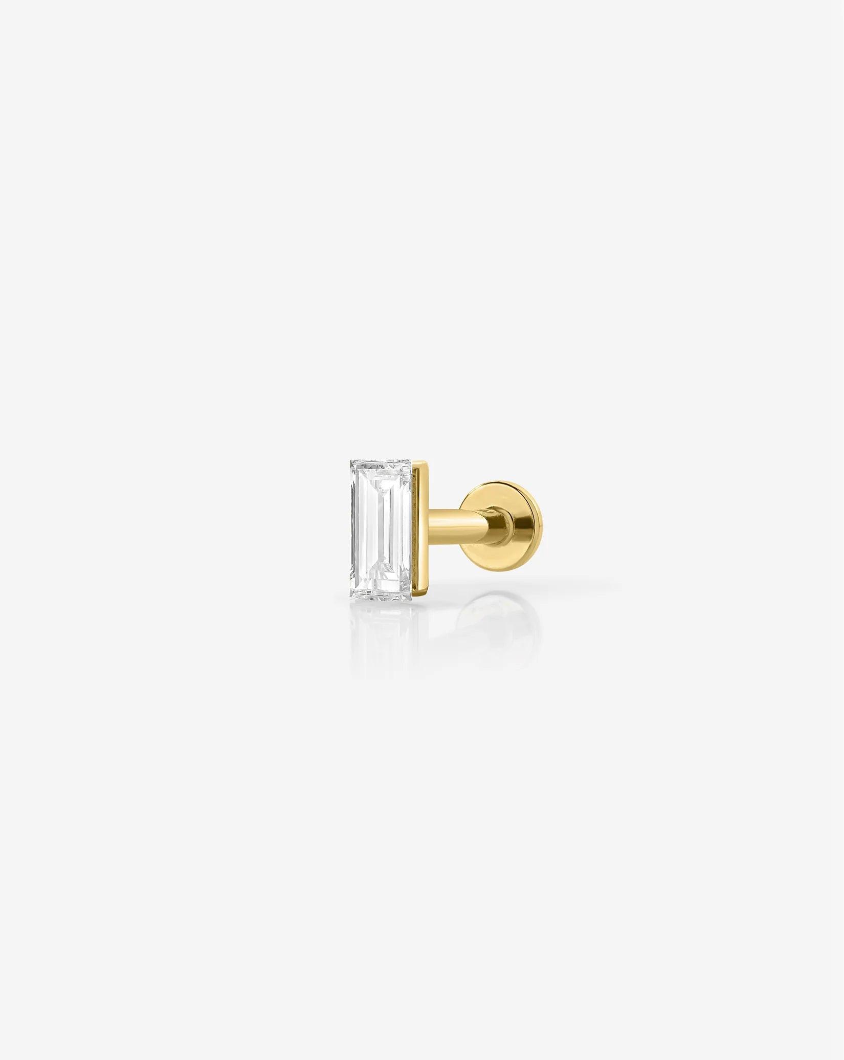 Sparkling Baguette Lab Diamond Flatback - Perfect for Jewelry Making!.