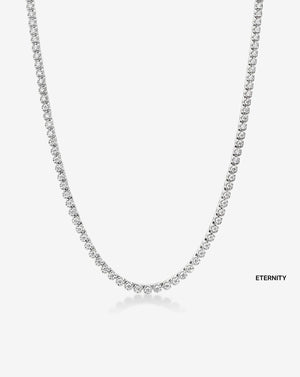 Elegant Mini Diamond Tennis Necklace - Timeless Sparkle for Every Occasion.