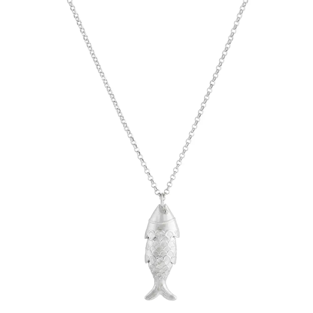 FISH PENDANTS in GOLD and SILVER