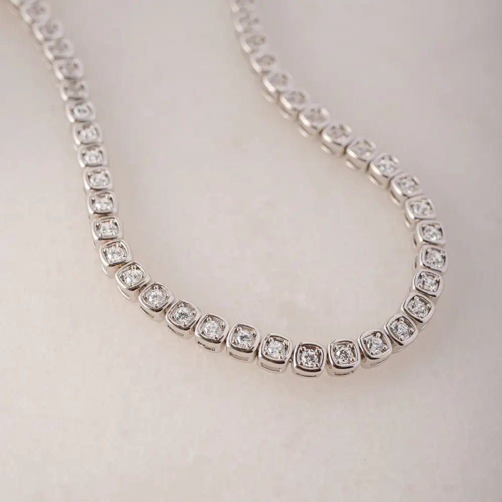 Handmade Tennis Bracelet, Gold Tennis Bracelet, Cubic Zirconia Tennis Bracelet, Dainty Bracelet, Diamond Bracelet, Gift for Her, Bracelet