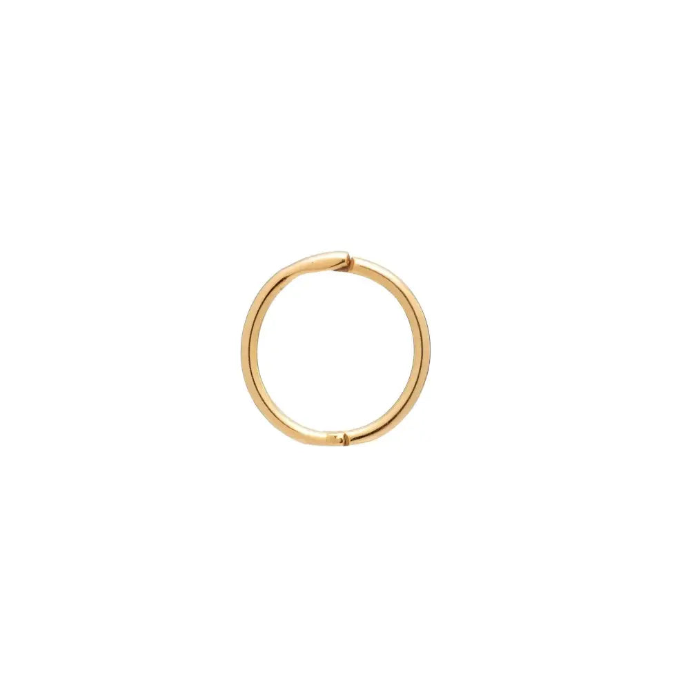 Hinged Sleeper Earrings: Sterling Silver or Gold Hoops (10Mm 13Mm 16Mm)