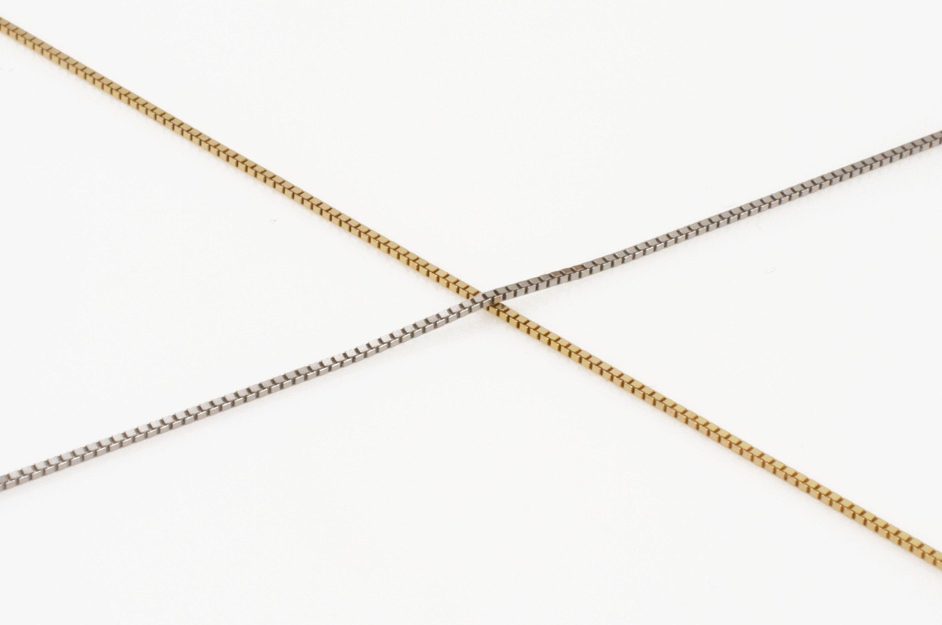 Dainty 10K Solid Gold Box Chain Bracelet - Perfect for Stacking & Everyday Wear.