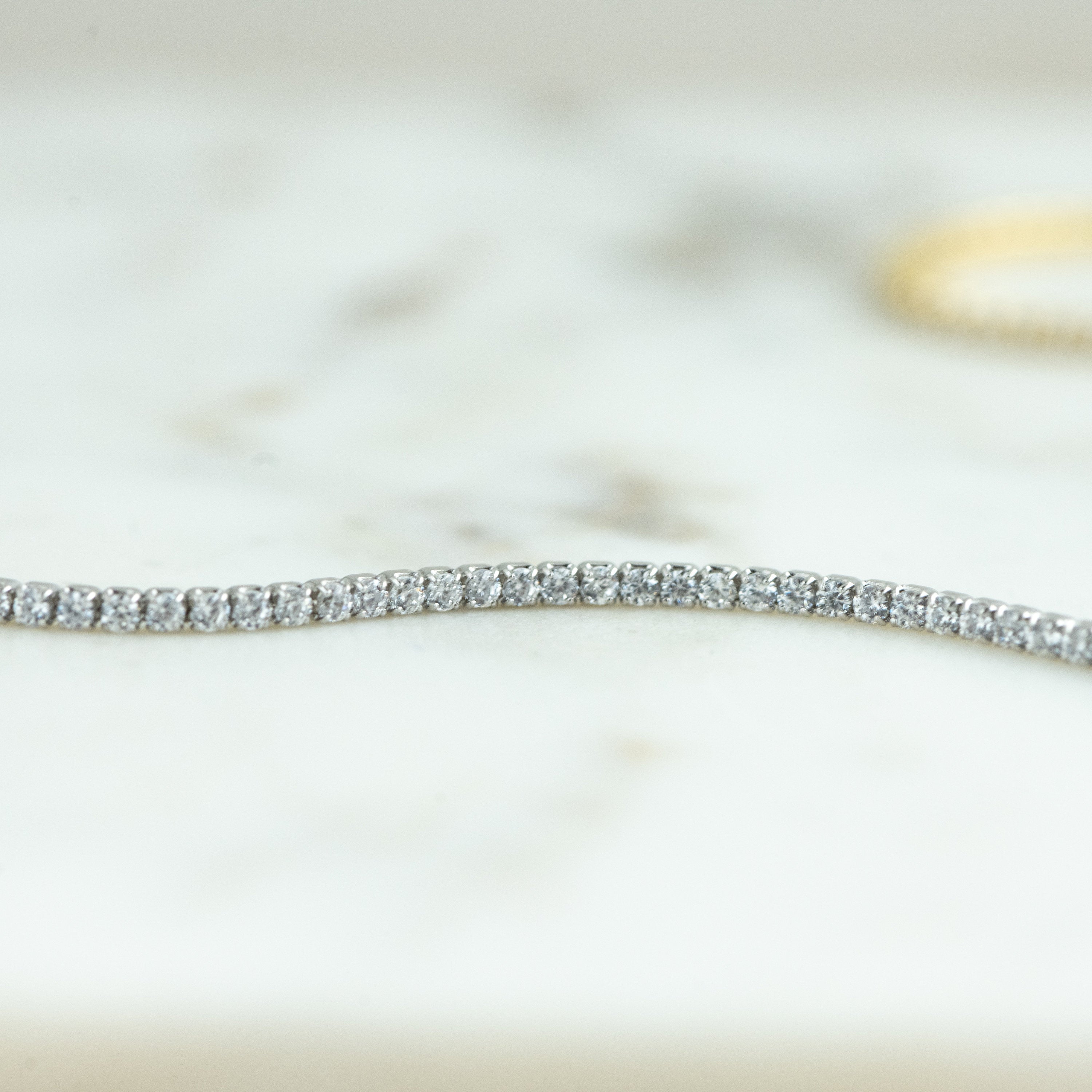Tennis Bracelet, Gold Tennis Bracelet, Cubic Zirconia Tennis Bracelet, Dainty Bracelet, Diamond Bracelet, Gift for Her, Minimalist Bracelet