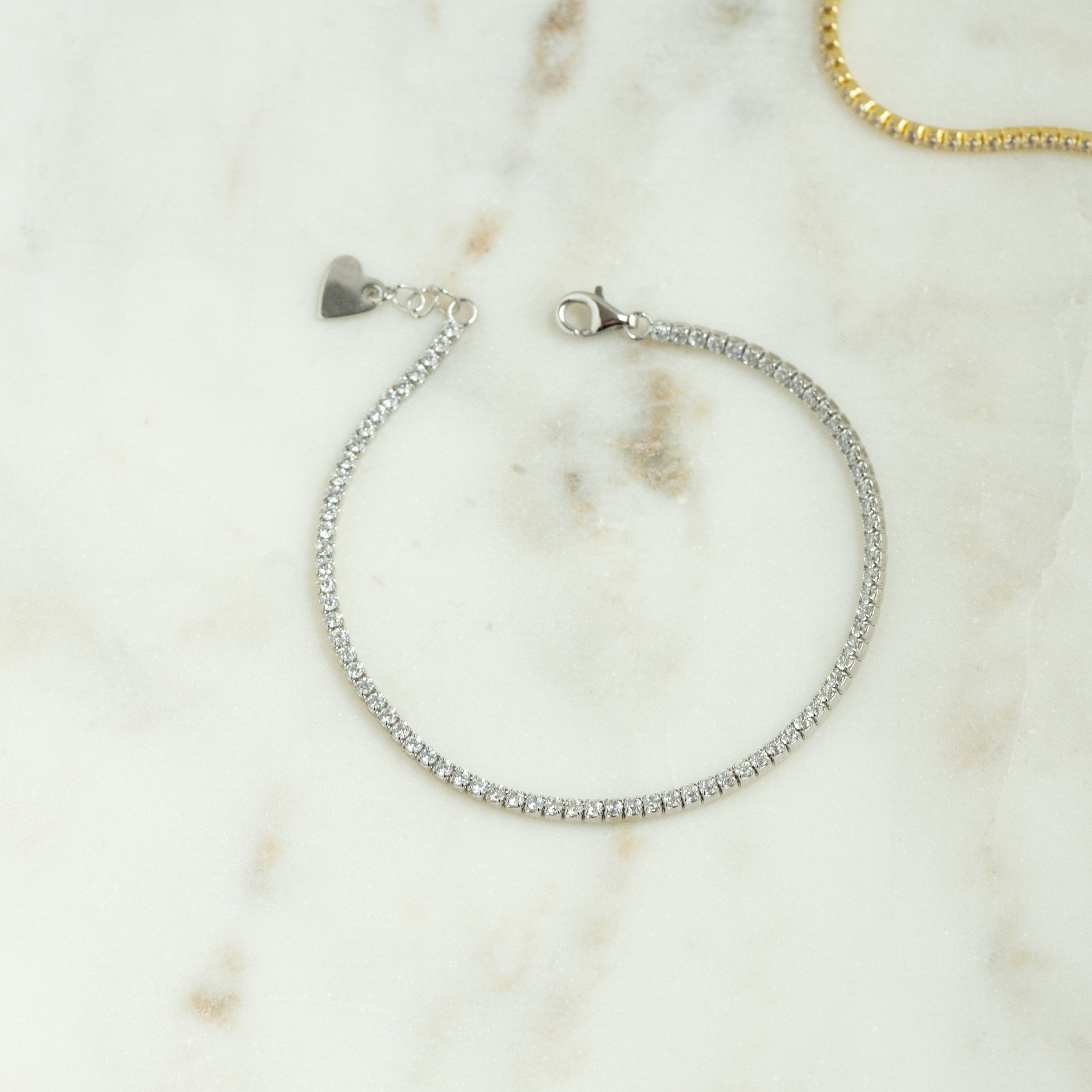 Tennis Bracelet, Gold Tennis Bracelet, Cubic Zirconia Tennis Bracelet, Dainty Bracelet, Diamond Bracelet, Gift for Her, Minimalist Bracelet