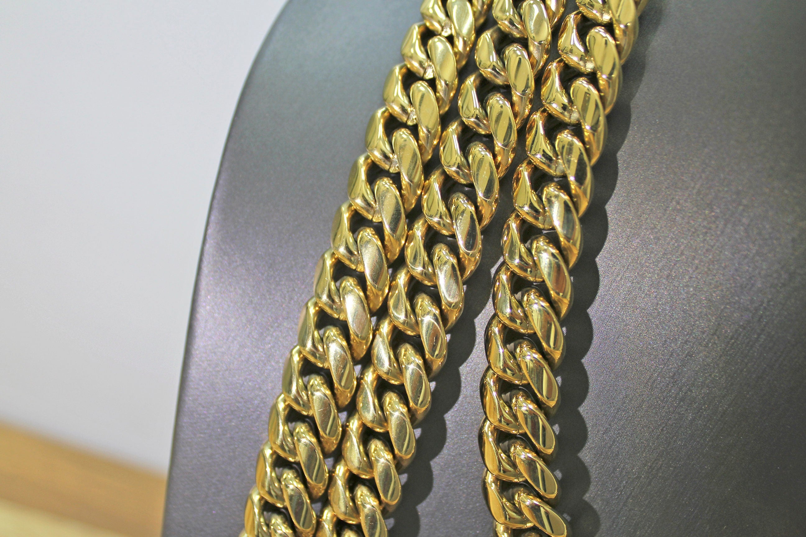 14K Gold Filled 14Mm Miami Cuban Link Chain Necklace, Chunky Unisex Jewelry