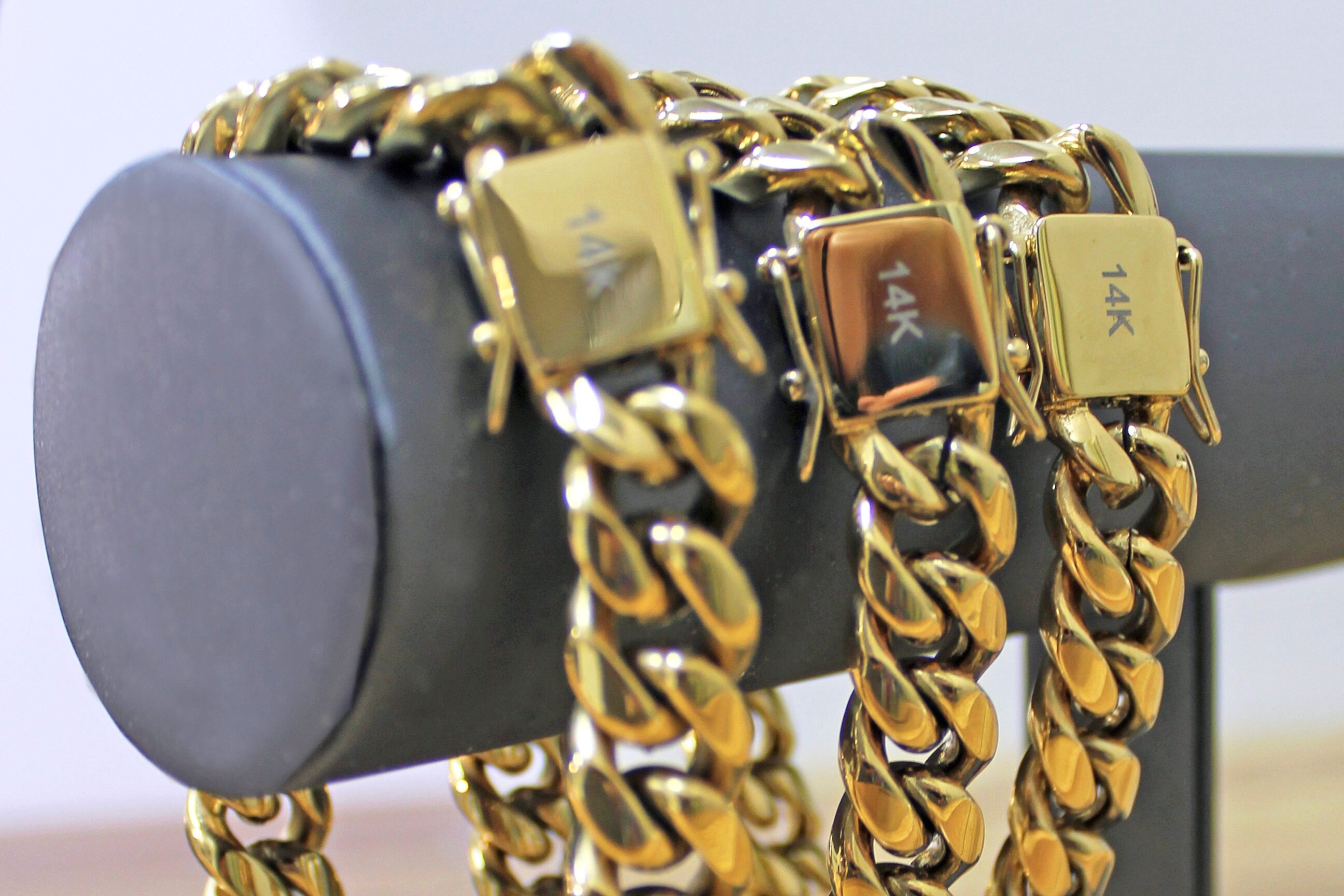 14K Gold Filled 14Mm Miami Cuban Link Chain Necklace, Chunky Unisex Jewelry