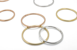 10K Gold Stacker Ring/ Stacking Rings / Dainty Rings / Layering Rings / Stackable Rings / Thin Gold Bands / Thin Band / Delicate Minimalist