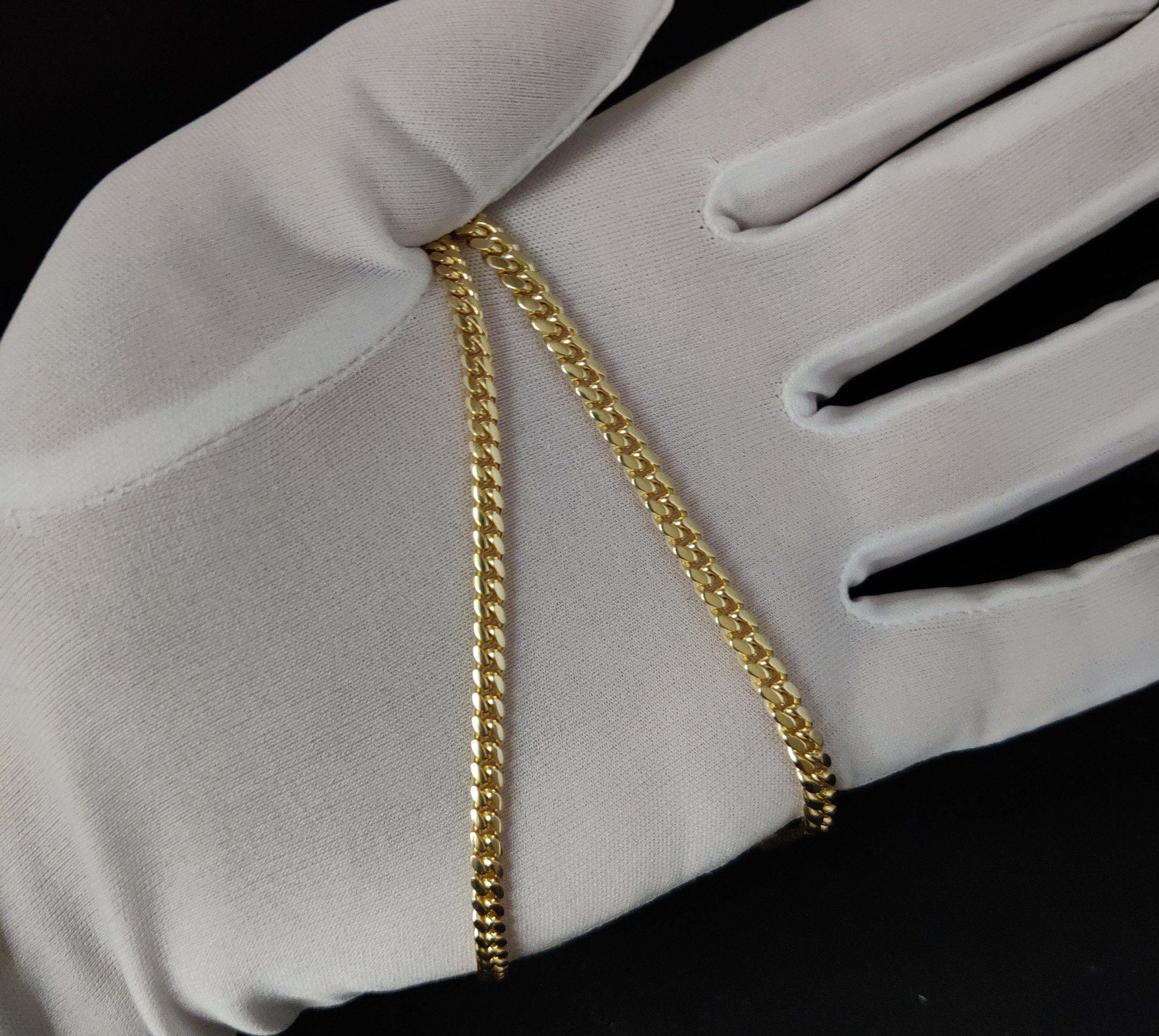 10K Real SOLID Gold Miami Cuban Chain Bracelet, Real Solid Gold Miami Cuban Bracelet, SOLID 10K Gold Bracelet, 10K Gold Miami Cuban Bracelet