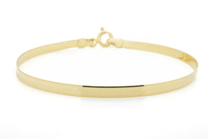 Elegant 18K Solid Gold Beaded Bracelet - Adjustable Minimalist Chain Jewelry.