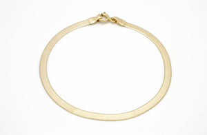 Elegant 18K Solid Gold Beaded Bracelet - Adjustable Minimalist Chain Jewelry.