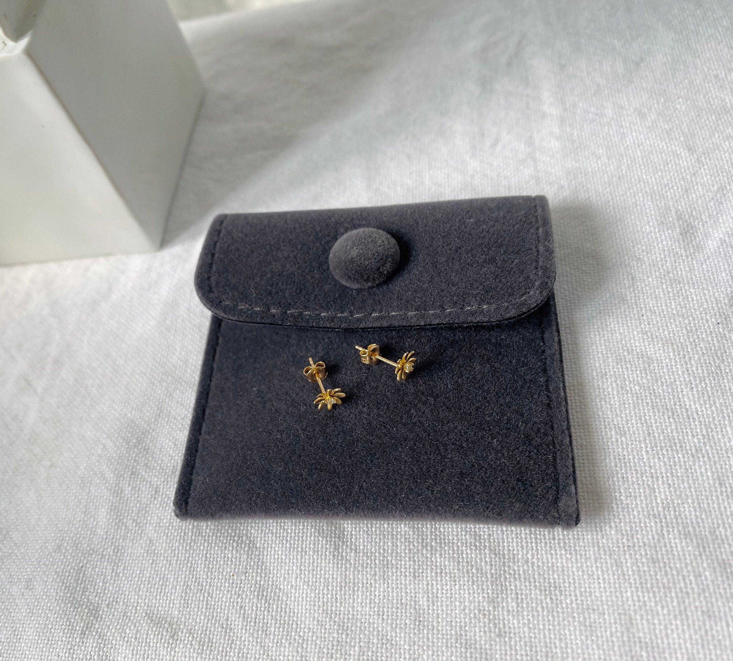 9ct Solid Gold Mini Flower Stud Earrings – Dainty Floral Sparkle for Birthdays & Everyday Luxe.