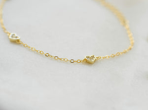 Dainty 925 Sterling Silver Heart Bracelet - Perfect Gift for Her.