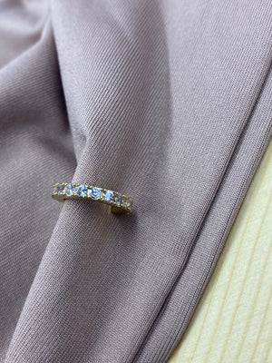 Gold Ear Cuffs, Sterling Silver Ear Cuffs, Gifts for Her, Zircon Ear Cuffs, No Piercing, Clip-On Earring, Diamond Ear Cuffs, Free Shipping