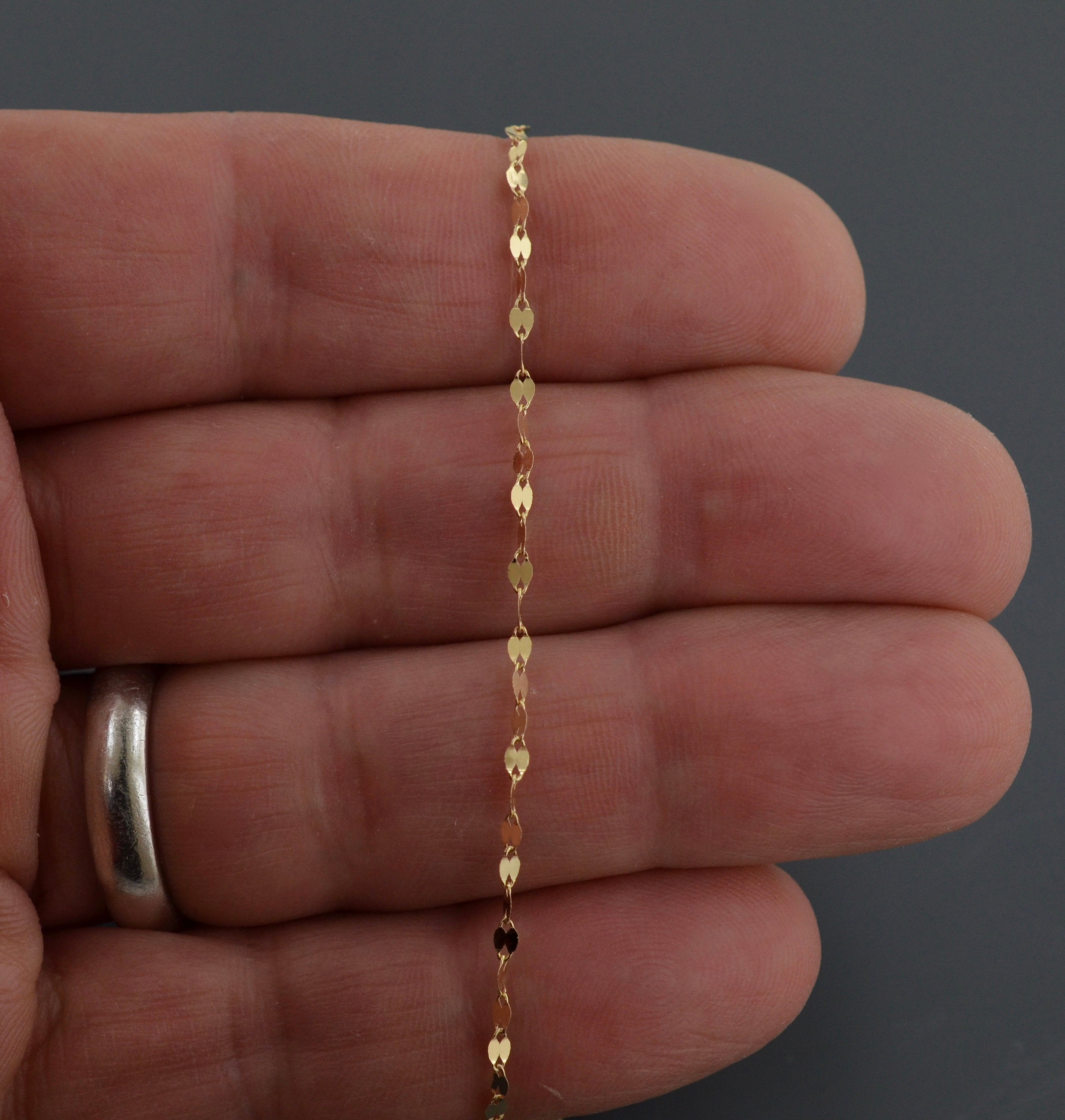 10K YELLOW GOLD ANKLET | 1.9MM Wide | Polished Marine Link 9 Inch Anklet | Spring Ring Clasp | Free Shipping 1-Day | Gift Box Included