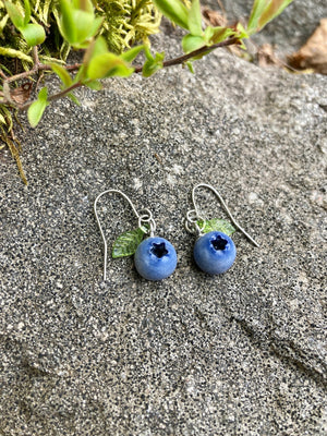 Blueberry Dangle Earrings