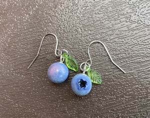Blueberry Dangle Earrings