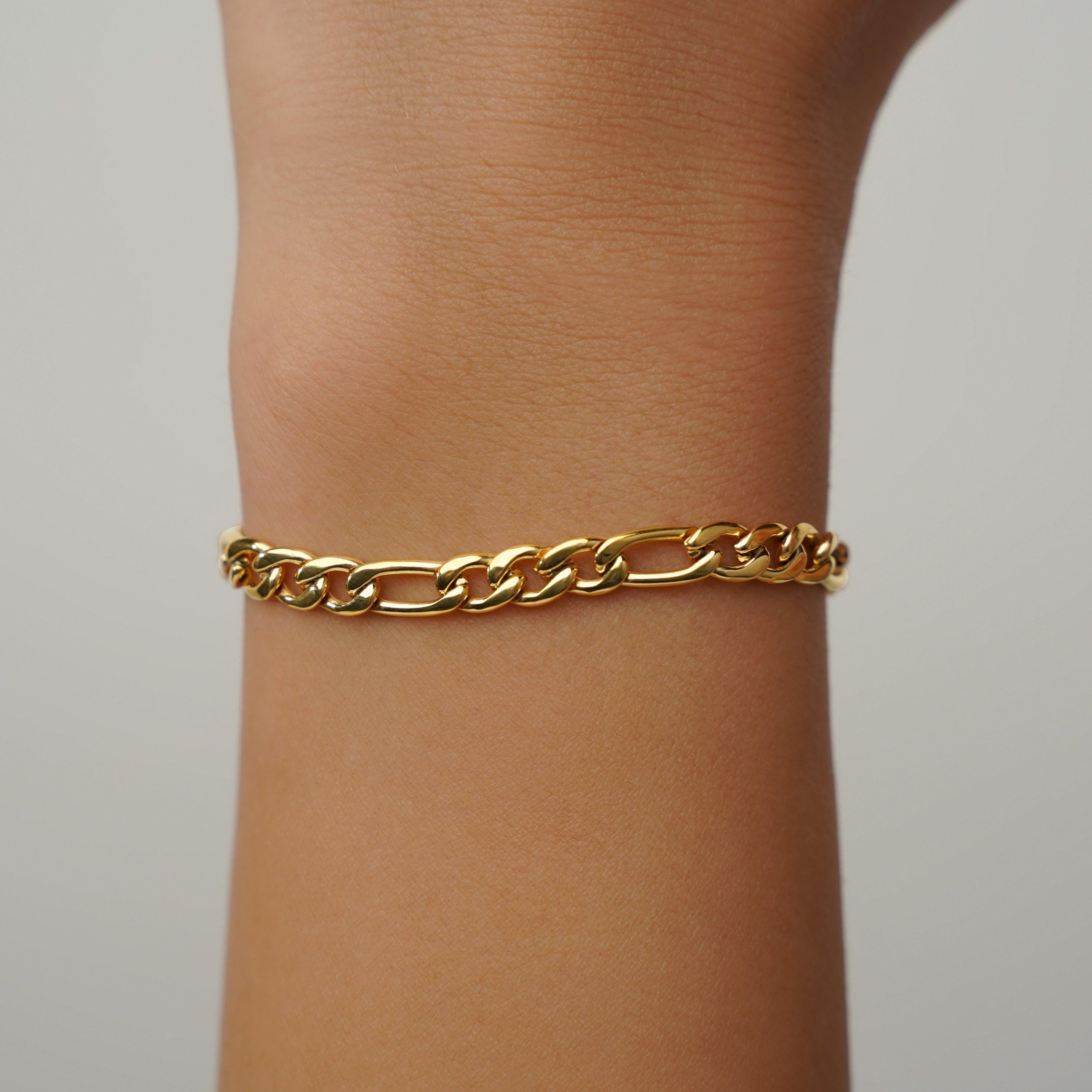 Elegant Gold Satellite Bracelet - Dainty Beaded Chain for the Perfect Minimalist Gift.