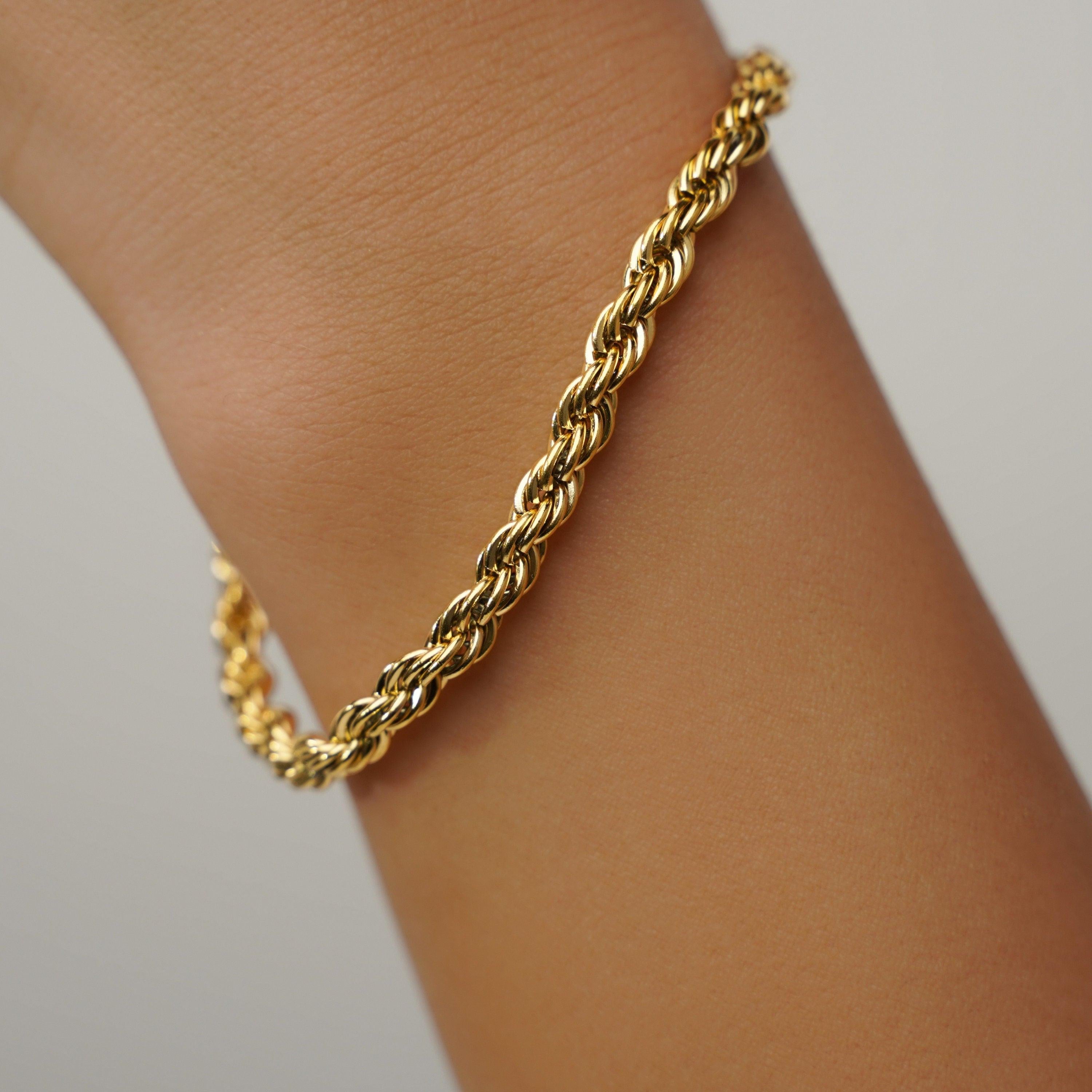 Elegant Gold Satellite Bracelet - Dainty Beaded Chain for the Perfect Minimalist Gift.