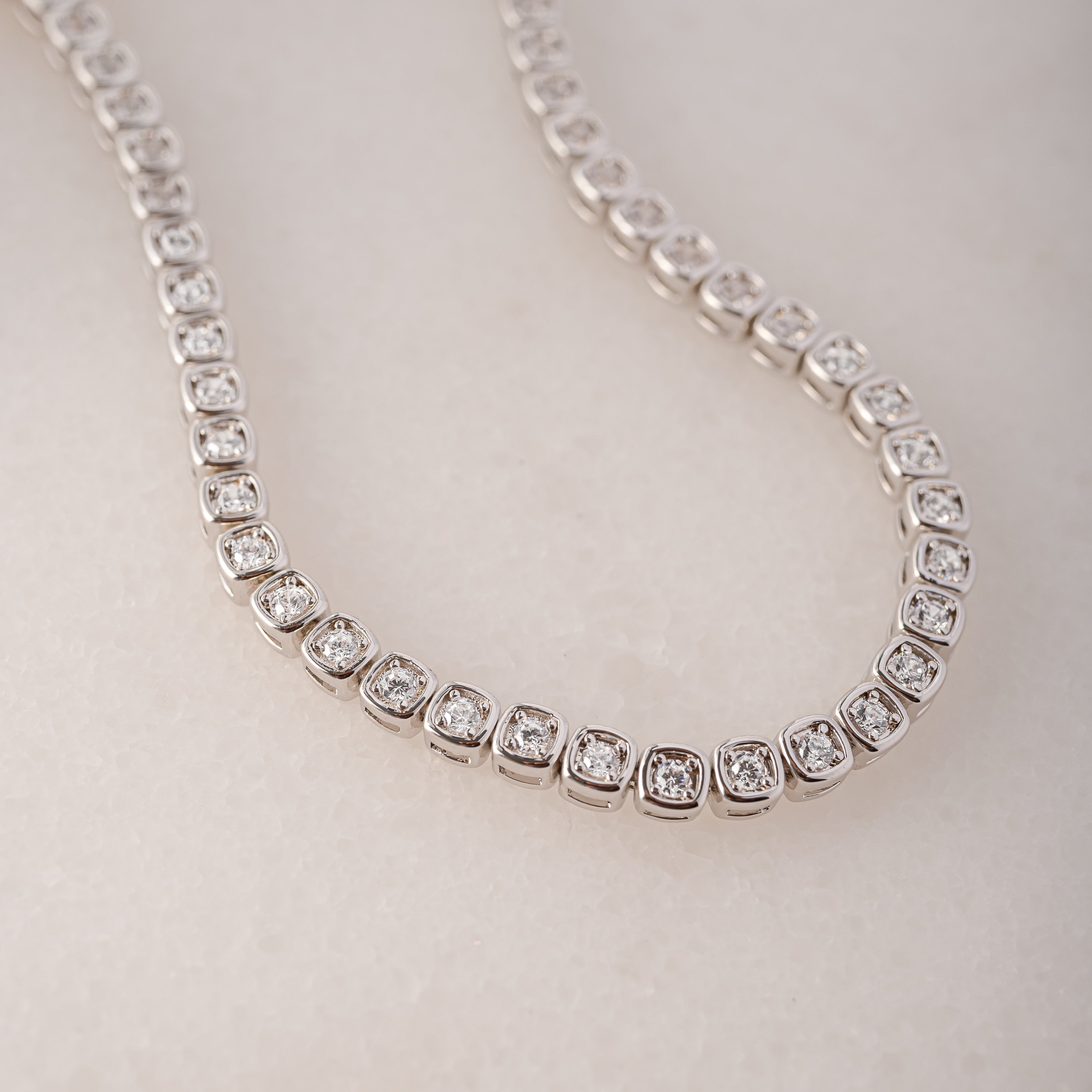 Handmade Tennis Bracelet, Gold Tennis Bracelet, Cubic Zirconia Tennis Bracelet, Dainty Bracelet, Diamond Bracelet, Gift for Her, Bracelet