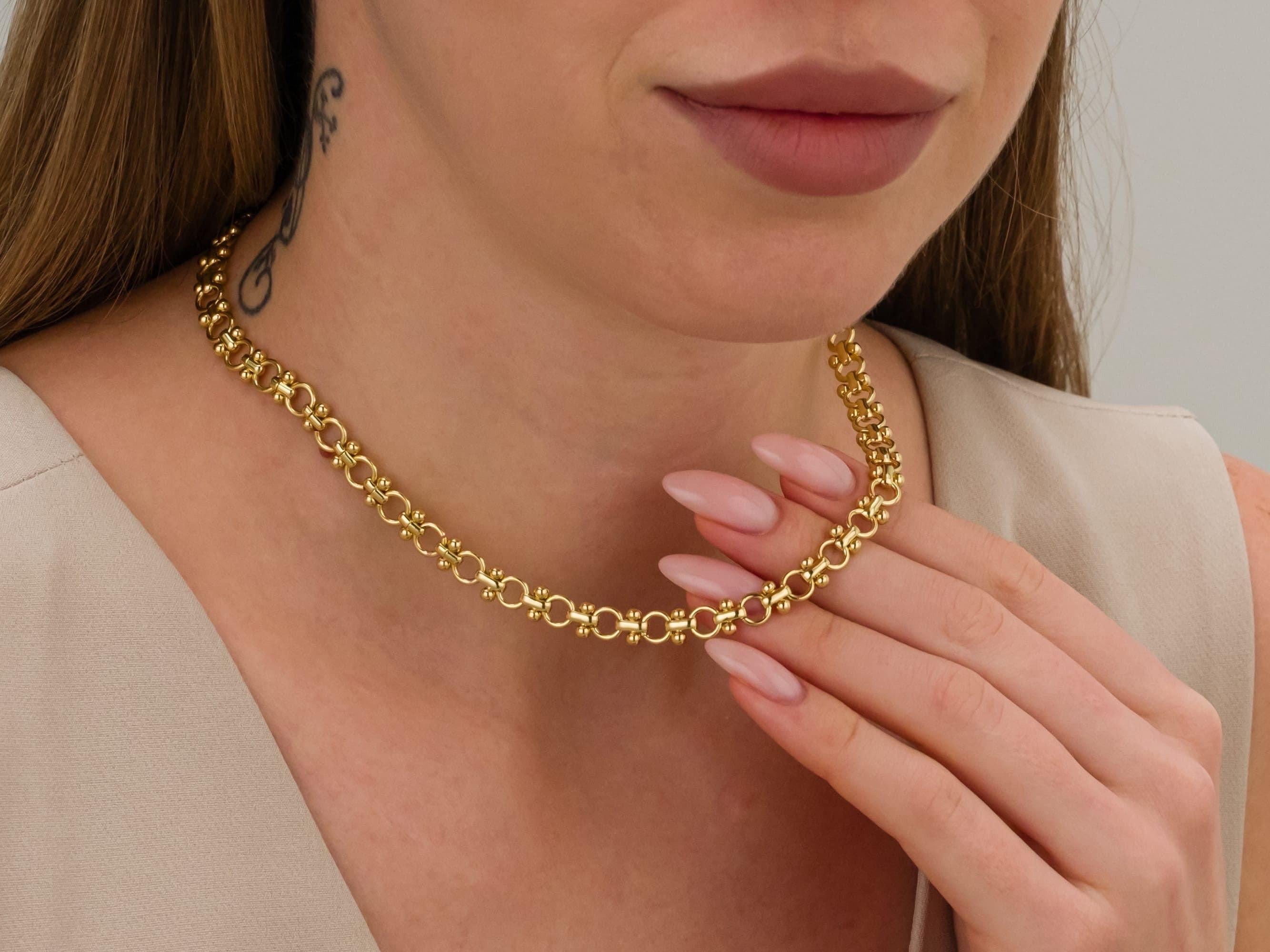 Exquisite 18K Gold Filled Dainty Chain Bracelet - Perfect for Stacking!.