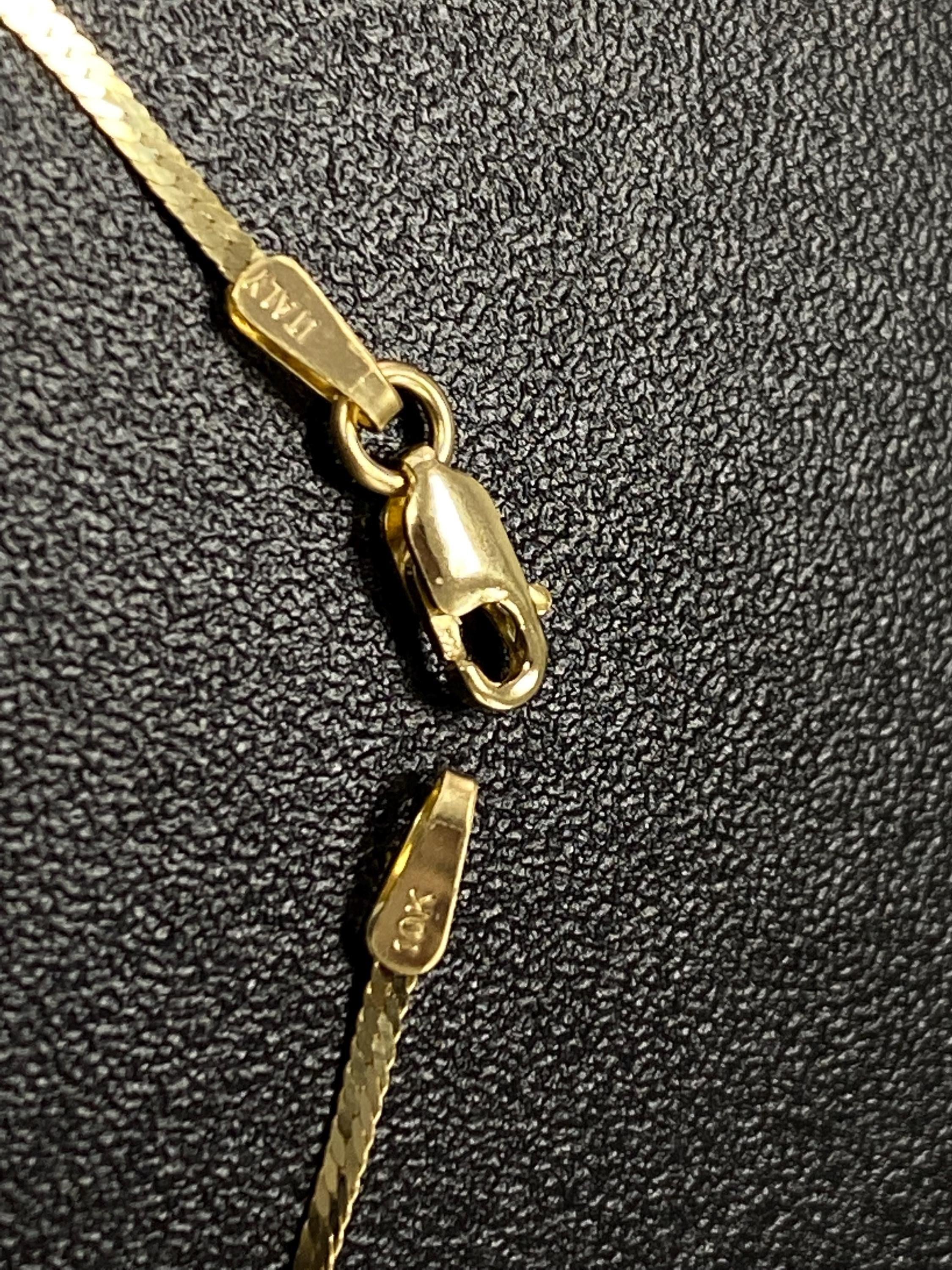 Stunning 10K Solid Gold Herringbone & Liquid Link Bracelet for Women - Elegance Redefined!.